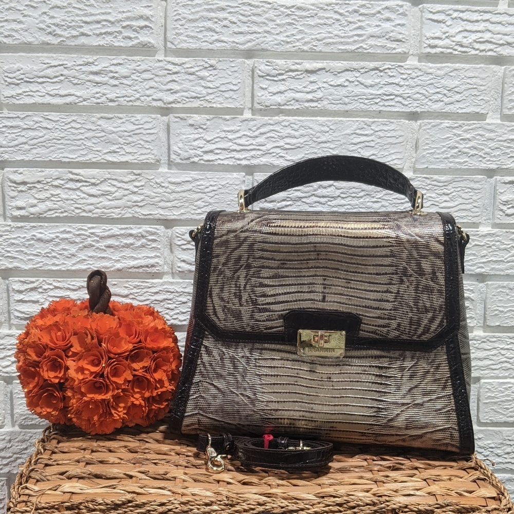 Brahmin Brinley Armor Pennfield satchel